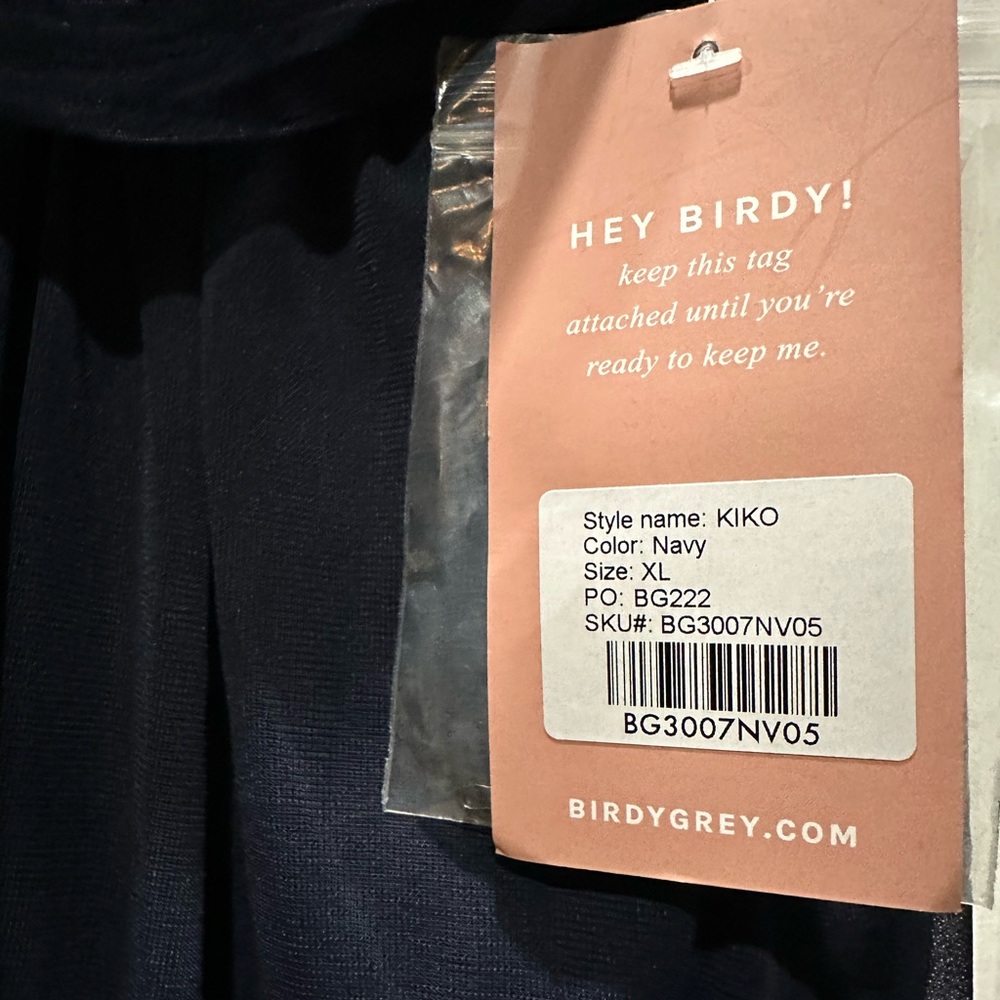 Birdy Grey KIKO DRESS MESH NAVY XL NEW NWT WEDDING BRIDESMAID - Picture 4 of 6